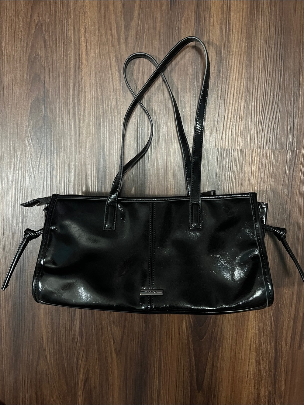 NWOT Aldo black patent shoulder bag